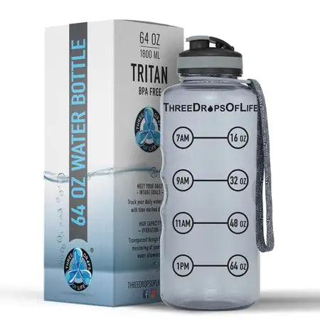 64oz Custom Sports Water Bottle