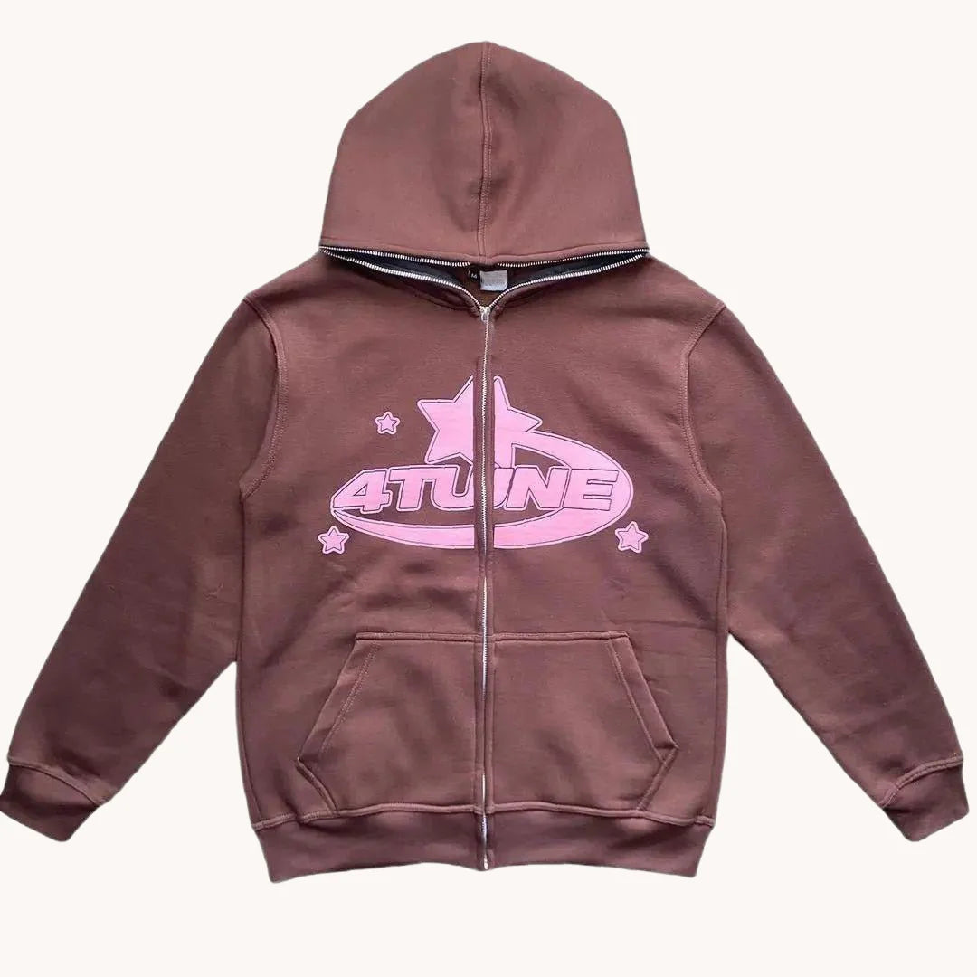 "4Tune" Zip-Up Hoodie