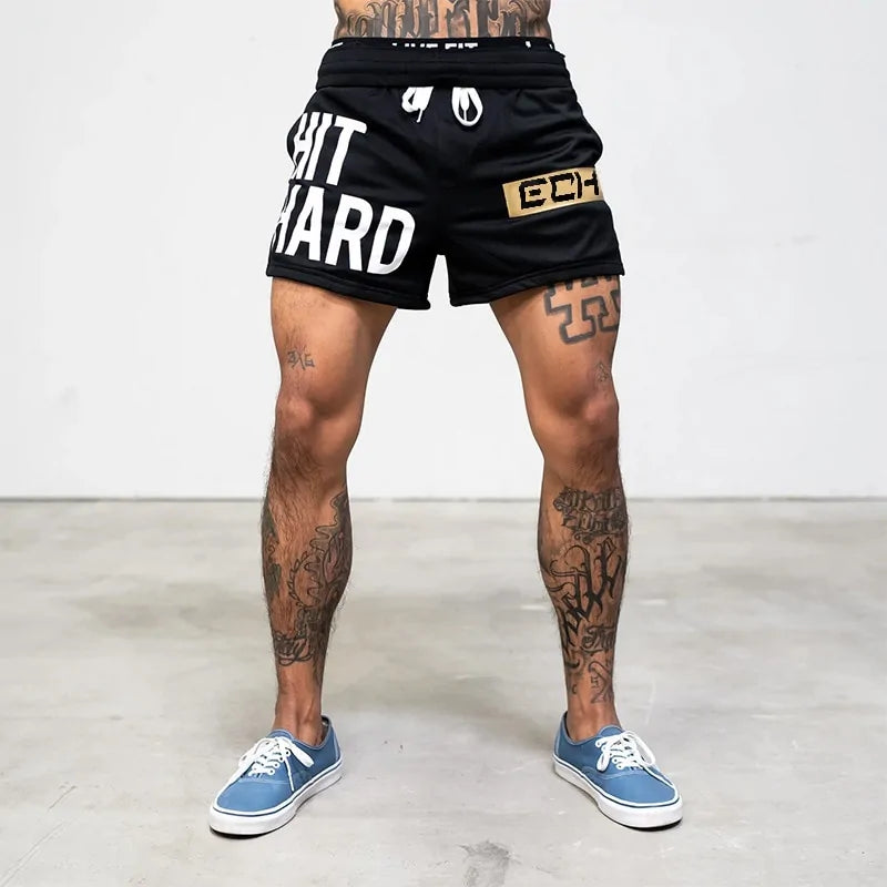 "HIT HARD" Sport Shorts