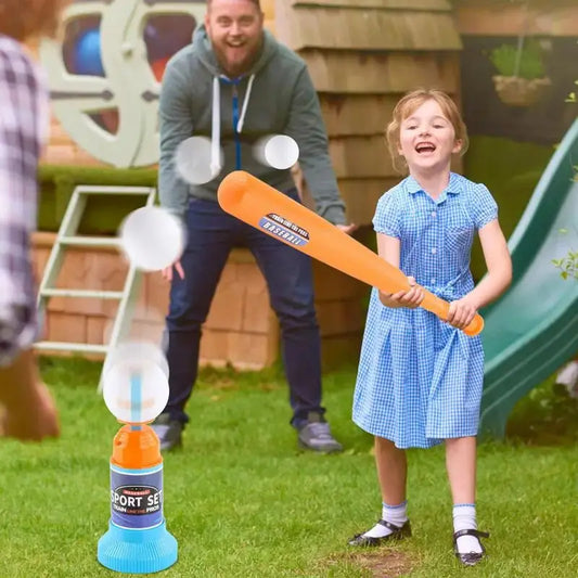 Baseball Launcher Toy Set Baseball Tees Include 3 Balls Launcher